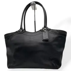 極美品　COACH コーチ　トートバッグ　ブラック　A４可能　レザー