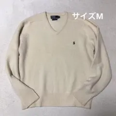 Polo Ralph Lauren 100%ラムウール　ニット　セーター　刺繍