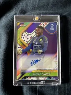 topps マンチェスターユナイテッド　アンドレ•オナナ　直筆サイン