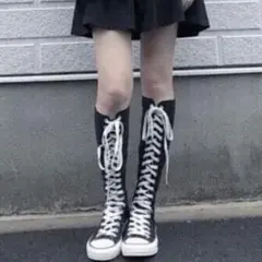 2025年最新】コンバース ロングブーツの人気アイテム - メルカリ