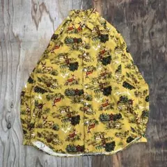 80s シャモアクロス ハンティング シャツ イエロー VINTAGE 日本製