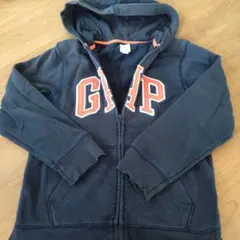GAP フード付きネイビーパーカー キッズ140cm