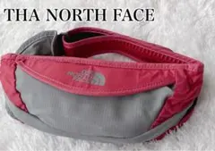 【THE NORTH FACE】軽量ランニングウエストポーチ ピンク×グレー