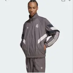 adidas Real Madrid ジャケット グレー