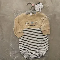 Cottoli 動物柄ロンパース 70