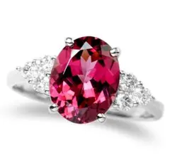 卸前事前公開 天然ロードライトガーネット 2.22ct D0.18ct 中ソ