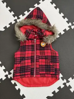 ファー付ベスト サイズ90