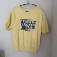 MARITHE FRANCOIS GIRBAUD 半袖ニット イエロー Sのサムネイル