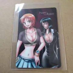 ワンピース (ナミ 、ロビン） カード 1枚