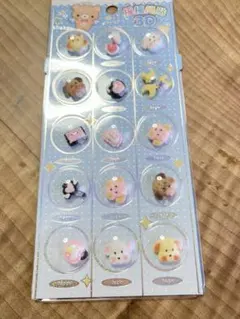 カプセルシール 立体 3D いろいろ　ボンボンドロップシール