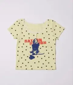 【WEB限定】シャーロットパターンメッシュスター半袖TEE