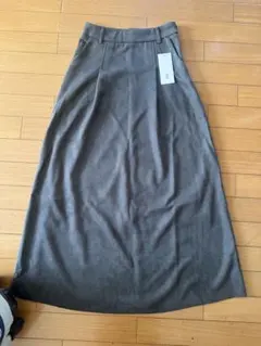 スエード風 ロングスカート Sサイズ