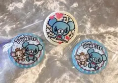 匿名配送)ナルミヤ刺繍缶バッジ⭐︎ポンポネット3点セット