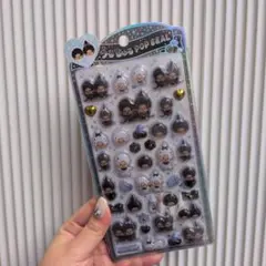 新品未使用　正規品　うるちゅるPOPシール　モンチッチ　モノクロ