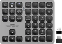 Ewin テンキー Bluetooth5.2 +2.4G接続 ワイヤレス Macのサムネイル