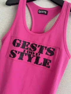GESTS レディース タンクトップ ピンク 未使用のサムネイル