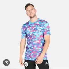 【極美品】アディダスレアルマドリード 21-22プレマッチトレーニングシャツ Sのサムネイル