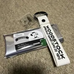 ししゅうタグ　ウッドストック　モノトーンのサムネイル