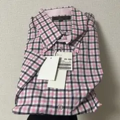 CHRISTIAN AUJARD LLサイズ ピンク・ネイビー チェックシャツ