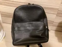 COACH レザー バックパック ブラックのサムネイル