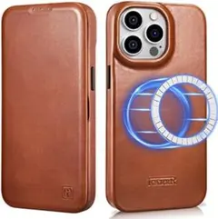 iCarer iPhone 14 Pro Max レザーケース 新品、未使用品