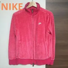 NIKE ナイキ ベロア ジップアップ レディース スポーツウェア Y2K