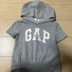 GAP Kids フード付き Tシャツ Sサイズ グレー
