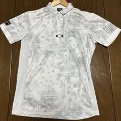 Oakley ペイズリー柄 ゴルフシャツ US S