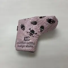 como come パターカバー スカル柄 ピンク