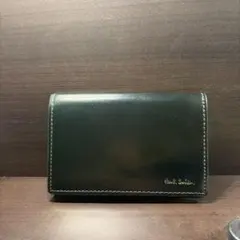 新品未使用] ポール・スミス 高級 名刺入れ コードバン×牛革 14年物