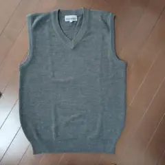 BIRDIE BIRD グレー Vネックベスト Lサイズ