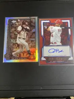topps mlb alec burleson オート　おまけ付き