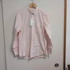 UNIQLO ピンク ギンガムチェック ボタンダウンシャツ Sサイズのサムネイル
