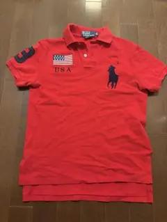 Polo by Ralph Lauren 赤 ポロシャツ XS