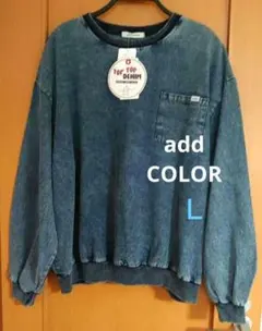 add COLOR デニムプルオーバー商品・Ｌ・新品未使用品