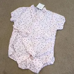 甚平風半袖ロンパース