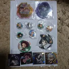 鬼滅の刃 アクリルピンバッジセット＆シール