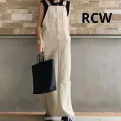 RCW リネンサロペット ベージュ　サイズ38