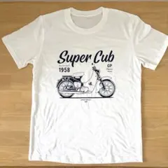 【レア】Super Cub 1958 Tシャツ ホワイト Mサイズ