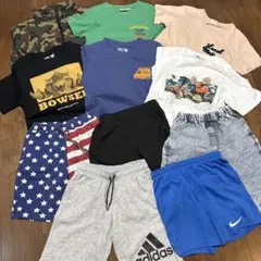 子供用Tシャツとショートパンツセット