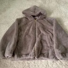 GLOBAL WORK フード付きファージャケット 160