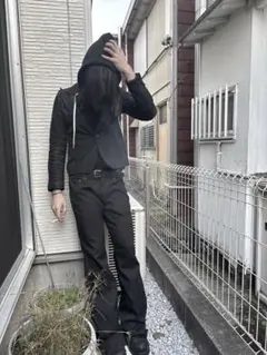 y2k tornado mart 総柄フレア ベルボトム パンツ 00s 平成のサムネイル