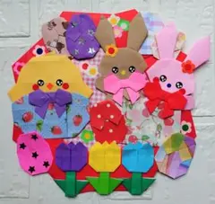 ピリオド様専用ページ・折紙リース・春8の⑥桜の妖精・壁面装飾・ハンドメイド