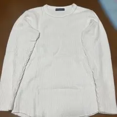 Retro Engine ホワイト 七分袖カットソー M