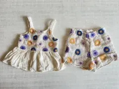 ZARAベビー　花柄刺繍　キャミ　ショートパンツ　セットアップ92cmのサムネイル