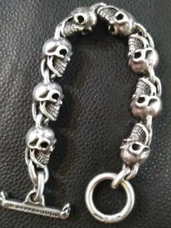 t*i様 定価42万円天然ルビー　ロックンライド　スカルブレスレット 定価42万円購入 天然ルビー ロックンライド スカルブレスレット Stop