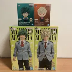 ヒロアカ 一番くじ 紡がれる想い A賞緑谷 B賞爆豪 F-1,2賞セット