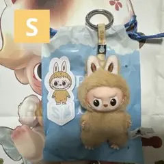 【Ｓ】イニシャルラブブ　ミニラブブ　ポップマート　s S ｓs 茶色　黄土色