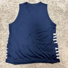 ROXY ノースリーブ Tシャツ ヨガ フィットネスウェア　ネイビー