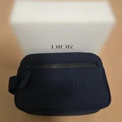 新品未使用 ディオール ノベルティ ソヴァージュ メンズ ポーチ ネイビー